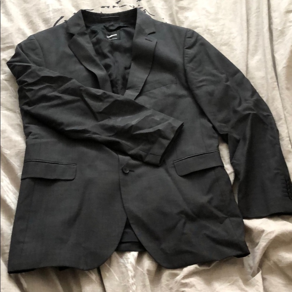 100% virgin wool Grey sport coat